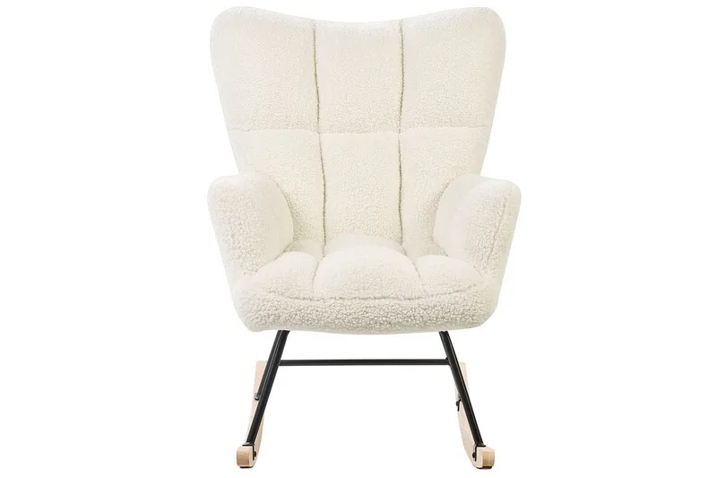 Keinutuoli Oulu - Valkoinen, musta, vaalea puu - Huonekalut - Tuoli & nojatuoli - Nojatuoli & lepotuoli