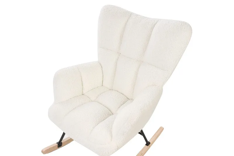 Keinutuoli Oulu - Valkoinen, musta, vaalea puu - Huonekalut - Tuoli & nojatuoli - Nojatuoli & lepotuoli