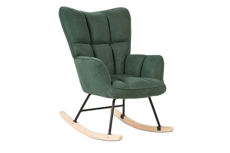 Keinutuoli Oulu - Vihreä, musta, vaalea puu - Huonekalut - Tuoli & nojatuoli - Nojatuoli & lepotuoli