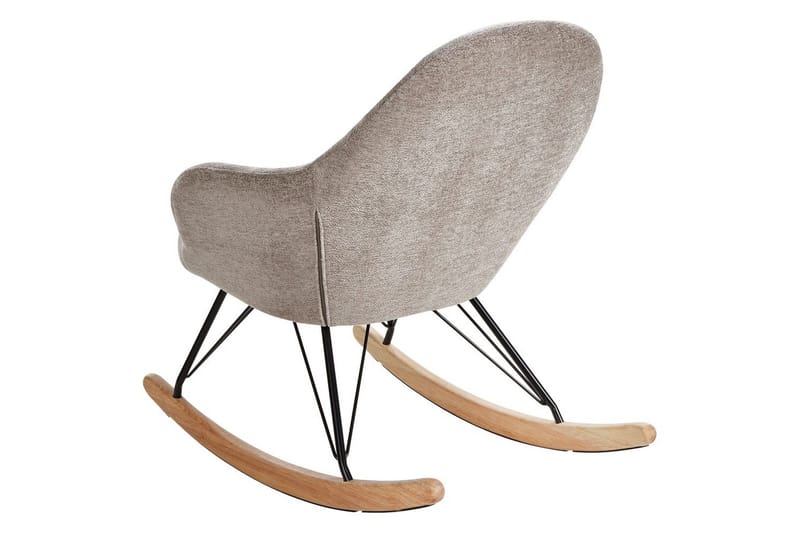 Keinutuoli Skale - Beige, musta, ruskea - Huonekalut - Tuoli & nojatuoli - Nojatuoli & lepotuoli