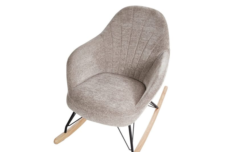 Keinutuoli Skale - Beige, musta, ruskea - Huonekalut - Tuoli & nojatuoli - Nojatuoli & lepotuoli