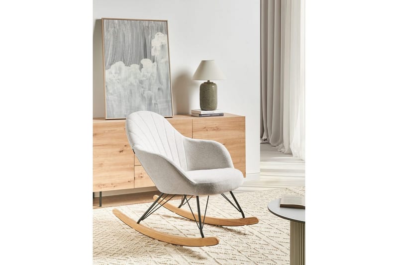 Keinutuoli Skale - Valkoinen, musta, ruskea - Huonekalut - Tuoli & nojatuoli - Nojatuoli & lepotuoli