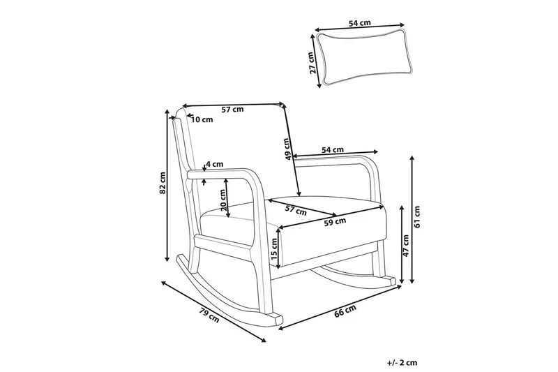 Keinutuoli Skovde - Huonekalut - Tuoli & nojatuoli - Nojatuoli & lepotuoli