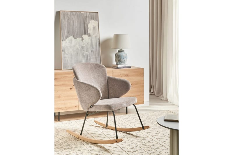 Keinutuoli Viken - Sininen, vaalea puu - Huonekalut - Tuoli & nojatuoli - Nojatuoli & lepotuoli