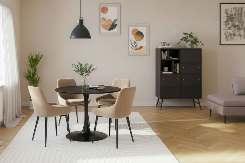 Keittiötuoli Bergviken - Beige - Huonekalut - Tuoli & nojatuoli - Ruokapöydän tuolit