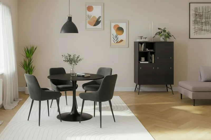 Keittiötuoli Bergviken - Harmaa - Huonekalut - Tuoli & nojatuoli - Ruokapöydän tuolit