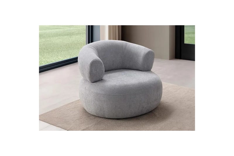 Kollumber Nojatuoli - Harmaa - Huonekalut - Tuoli & nojatuoli - Nojatuoli & lepotuoli