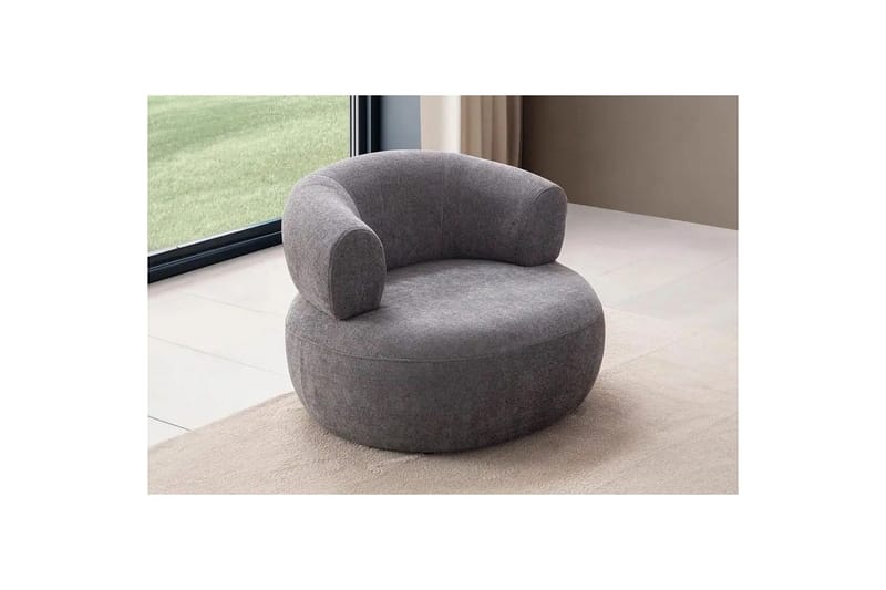 Kollumber Nojatuoli - Tummanharmaa - Huonekalut - Tuoli & nojatuoli - Nojatuoli & lepotuoli