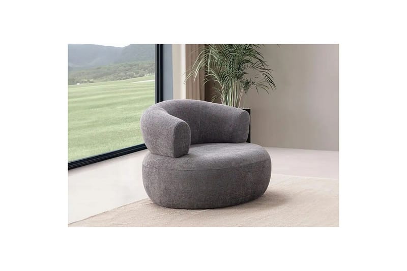 Kollumber Nojatuoli - Tummanharmaa - Huonekalut - Tuoli & nojatuoli - Nojatuoli & lepotuoli