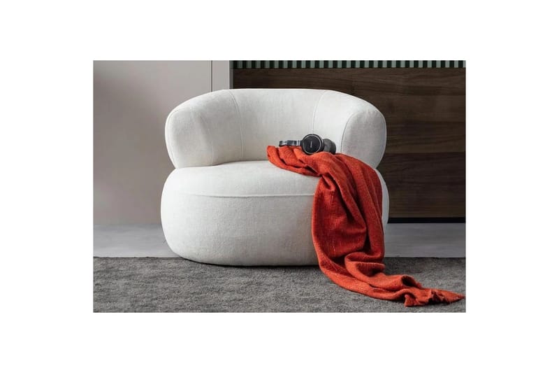 Kollumber Nojatuoli - Valkoinen - Huonekalut - Tuoli & nojatuoli - Nojatuoli & lepotuoli