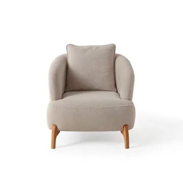 Korvatuoli Atelier Del Sofa Gloria (81 x 76 x 81 cm) beige - Beige - Huonekalut - Tuoli & nojatuoli - Nojatuoli & lepotuoli