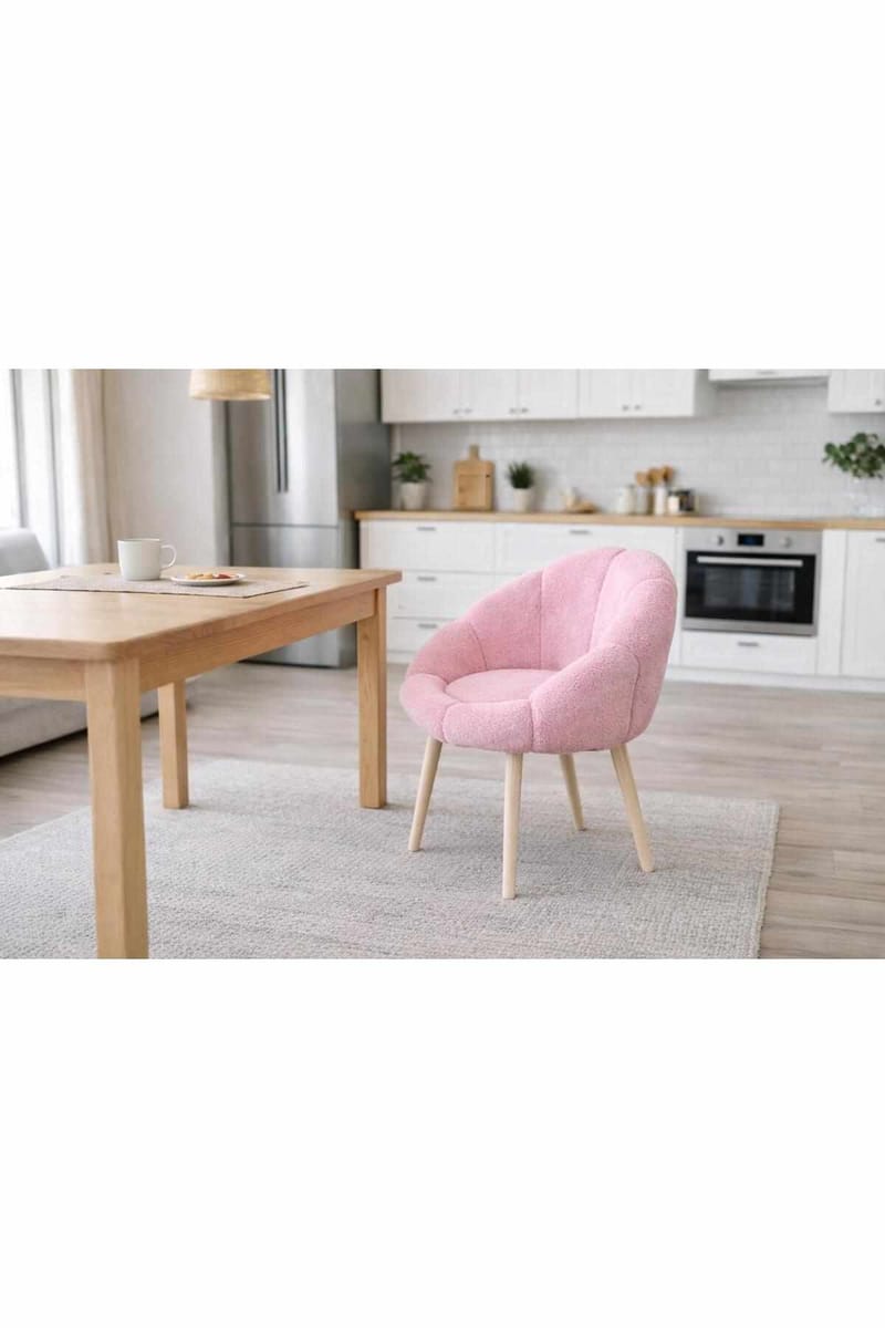 Korvatuoli Atelier Del Sofa Papatya (70 x 110 x 70 cm) Vaaleanpunainen - Huonekalut - Tuoli & nojatuoli - Nojatuoli & lepotuoli