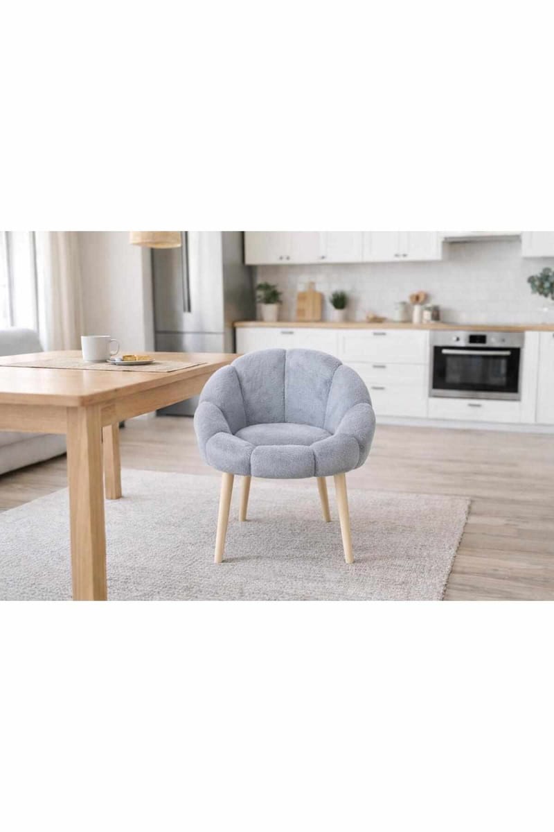 Korvatuoli Atelier Del Sofa Papatya (70 x 110 x 70 cm) Harmaa - Huonekalut - Tuoli & nojatuoli - Nojatuoli & lepotuoli
