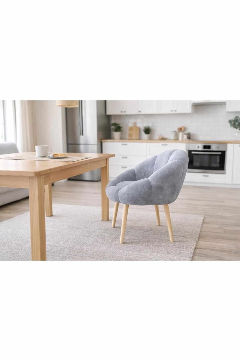 Korvatuoli Atelier Del Sofa Papatya (70 x 110 x 70 cm) Harmaa - Huonekalut - Tuoli & nojatuoli - Nojatuoli & lepotuoli