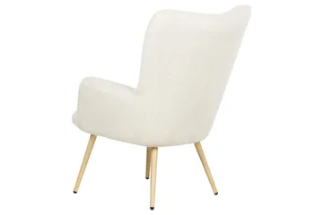 Korvatuolituoli Vejle - Beige, musta - Huonekalut - Tuoli & nojatuoli - Nojatuoli & lepotuoli