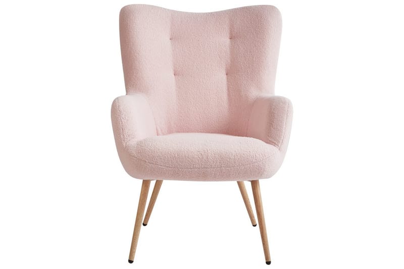 Korvatuolituoli Vejle - Beige, valkoinen - Huonekalut - Tuoli & nojatuoli - Nojatuoli & lepotuoli
