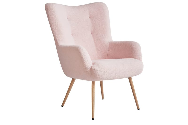 Korvatuolituoli Vejle - Beige, valkoinen - Huonekalut - Tuoli & nojatuoli - Nojatuoli & lepotuoli