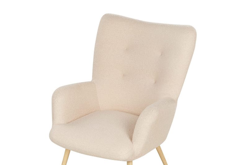 Korvatuolituoli Vejle - Vaaleanpunainen, tumma puu, Rosa, Tumma puu - Huonekalut - Tuoli & nojatuoli - Nojatuoli & lepotuoli