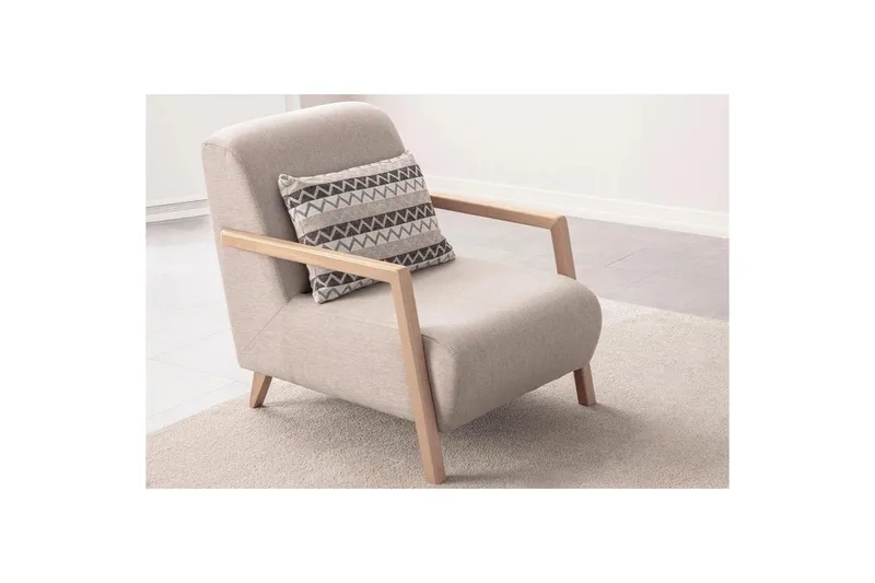 Latrona Nojatuoli - Kermanvalkoinen - Huonekalut - Tuoli & nojatuoli - Nojatuoli & lepotuoli