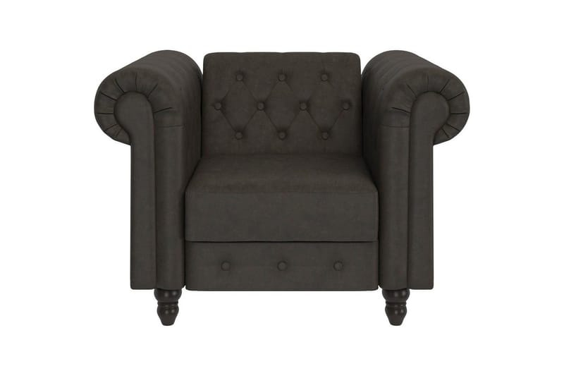 Lepotuoli Felix Antrasiitti, Mikrokuitu/Puu/Metalli - Antrasiitti, Mikrokuitu/Puu/Metalli - Huonekalut - Tuoli & nojatuoli - Nojatuoli & lepotuoli