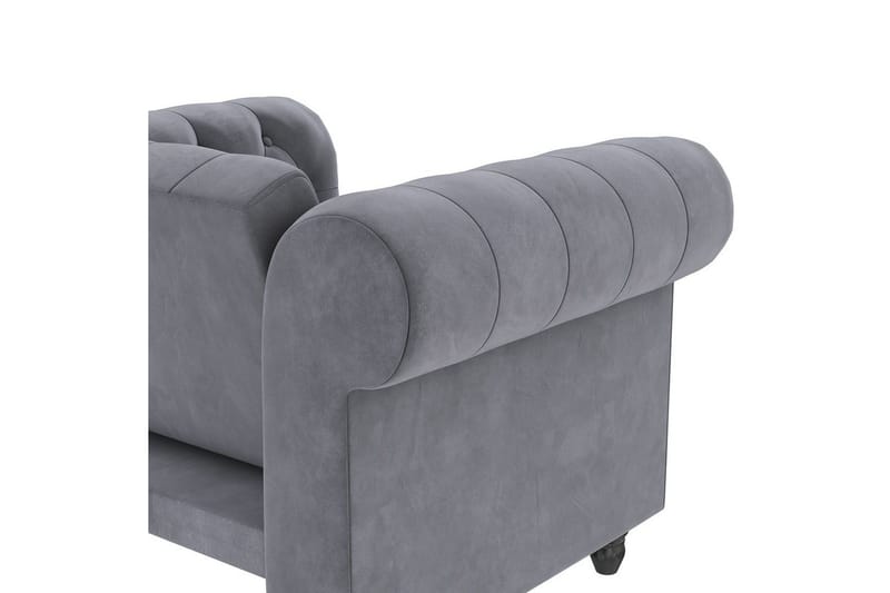 Lepotuoli Felix Antrasiitti, Sametti/Puu/Metalli - Antrasiitti, Sametti/Puu/Metalli - Huonekalut - Tuoli & nojatuoli - Nojatuoli & lepotuoli