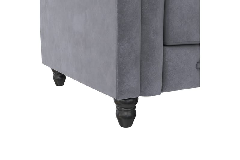 Lepotuoli Felix Antrasiitti, Sametti/Puu/Metalli - Antrasiitti, Sametti/Puu/Metalli - Huonekalut - Tuoli & nojatuoli - Nojatuoli & lepotuoli