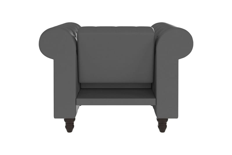 Lepotuoli Felix Harmaa, PU/Puu/Metalli - Harmaa, PU/Puu/Metalli - Huonekalut - Tuoli & nojatuoli - Nojatuoli & lepotuoli