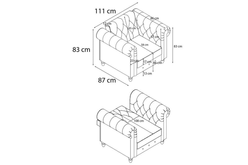 Lepotuoli Felix II Antrasiitti - Antrasiitti - Huonekalut - Tuoli & nojatuoli - Nojatuoli & lepotuoli