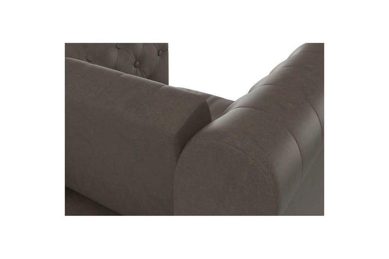 Lepotuoli Felix Tummanruskea, Mikrokuitu/Puu/Metalli - Tummanruskea, Mikrokuitu/Puu/Metalli - Huonekalut - Tuoli & nojatuoli - Nojatuoli & lepotuoli