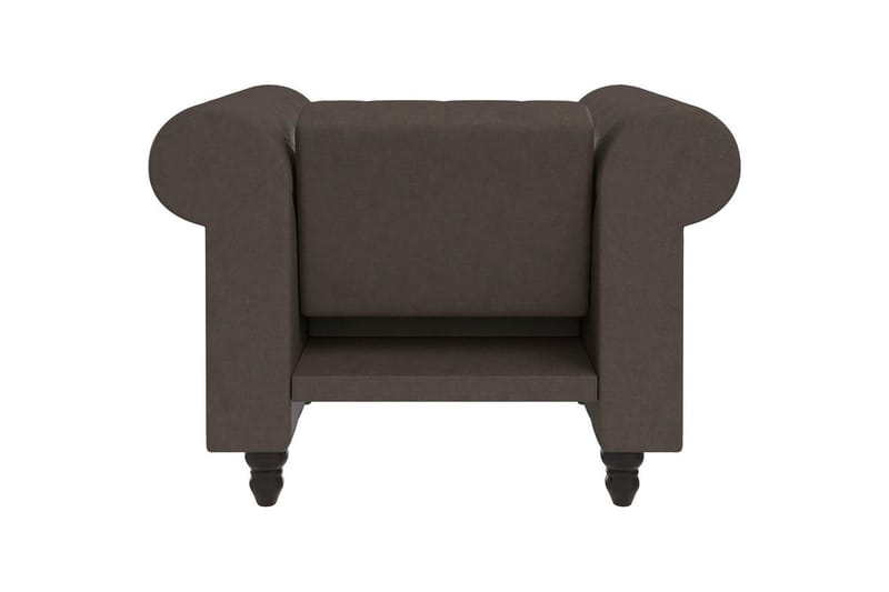 Lepotuoli Felix Tummanruskea, Mikrokuitu/Puu/Metalli - Tummanruskea, Mikrokuitu/Puu/Metalli - Huonekalut - Tuoli & nojatuoli - Nojatuoli & lepotuoli