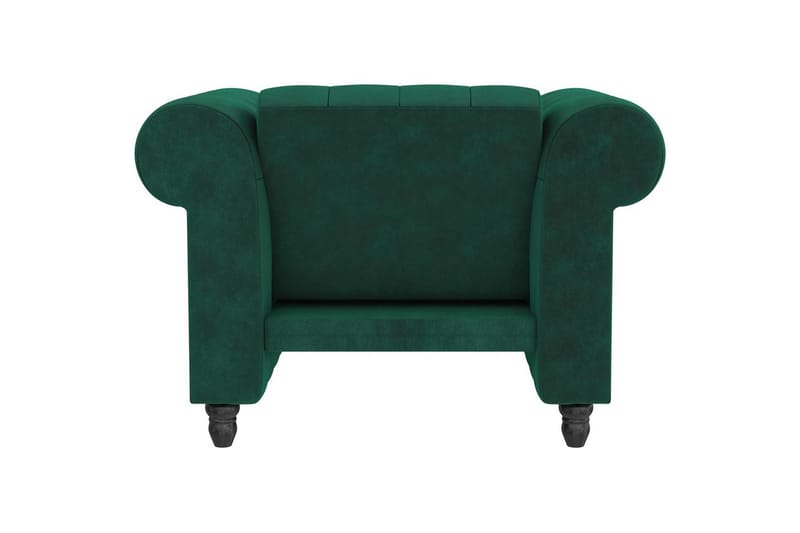 Lepotuoli Felix Tummanvihreä, Sametti/Puu/Metalli - Tummanvihreä, Sametti/Puu/Metalli - Huonekalut - Tuoli & nojatuoli - Nojatuoli & lepotuoli