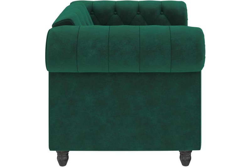 Lepotuoli Felix Tummanvihreä, Sametti/Puu/Metalli - Tummanvihreä, Sametti/Puu/Metalli - Huonekalut - Tuoli & nojatuoli - Nojatuoli & lepotuoli