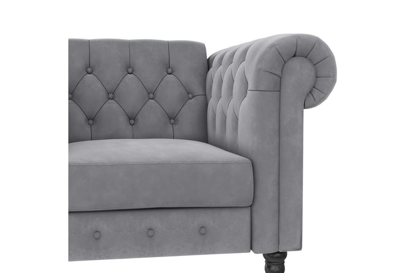 Lepotuoli Felix Vaaleanharmaa, Sametti/Puu/Metalli - Vaaleanharmaa, Sametti/Puu/Metalli - Huonekalut - Tuoli & nojatuoli - Nojatuoli & lepotuoli