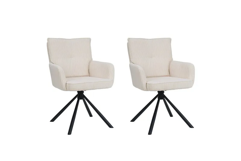 Les Käsinojatuoli - Valkoinen - Huonekalut - Tuoli & nojatuoli - Ruokapöydän tuolit