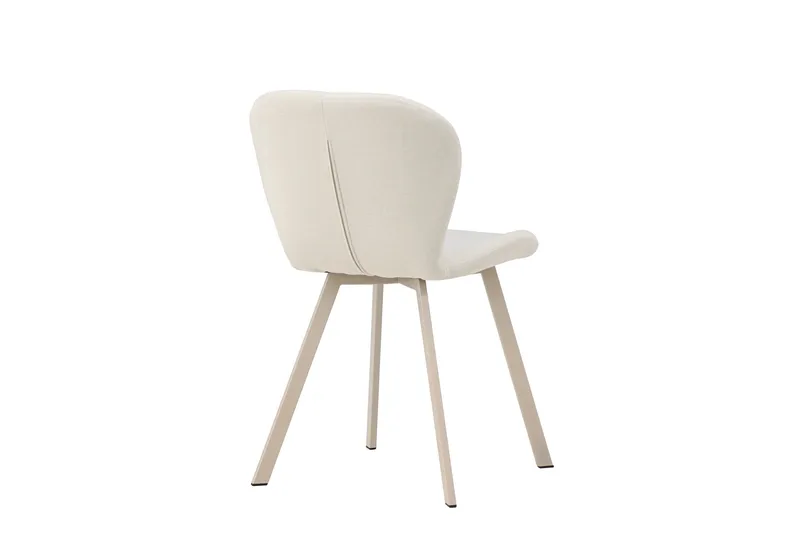 Lilja ruokatuoli kangasta metallijaloilla - Beige - Huonekalut - Tuoli & nojatuoli - Ruokapöydän tuolit