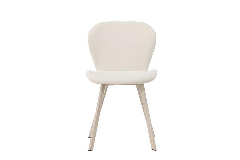 Lilja ruokatuoli kangasta metallijaloilla, Beige