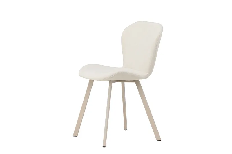 Lilja ruokatuoli kangasta metallijaloilla - Beige - Huonekalut - Tuoli & nojatuoli - Ruokapöydän tuolit