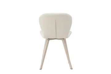 Lilja ruokatuoli kangasta metallijaloilla - Beige - Huonekalut - Tuoli & nojatuoli - Ruokapöydän tuolit