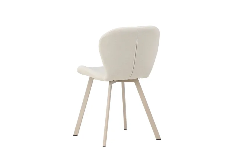 Lilja ruokatuoli kangasta metallijaloilla - Beige - Huonekalut - Tuoli & nojatuoli - Ruokapöydän tuolit