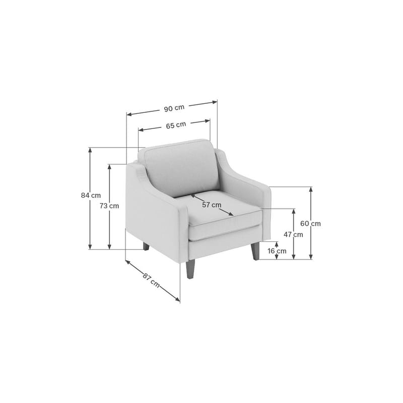 Lorvas Nojatuoli - Tummanpunainen - Huonekalut - Tuoli & nojatuoli - Nojatuoli & lepotuoli