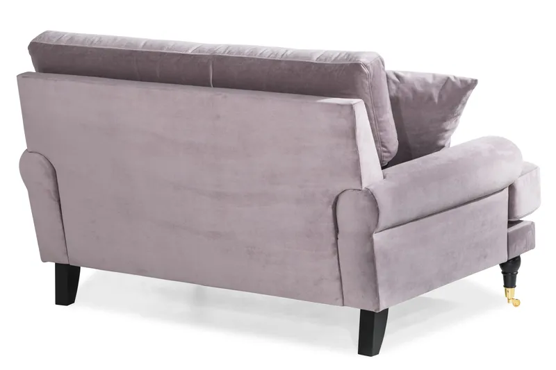 Loveseat Webber Sametti - Liila Messinki - Huonekalut - Tuoli & nojatuoli - Nojatuoli & lepotuoli