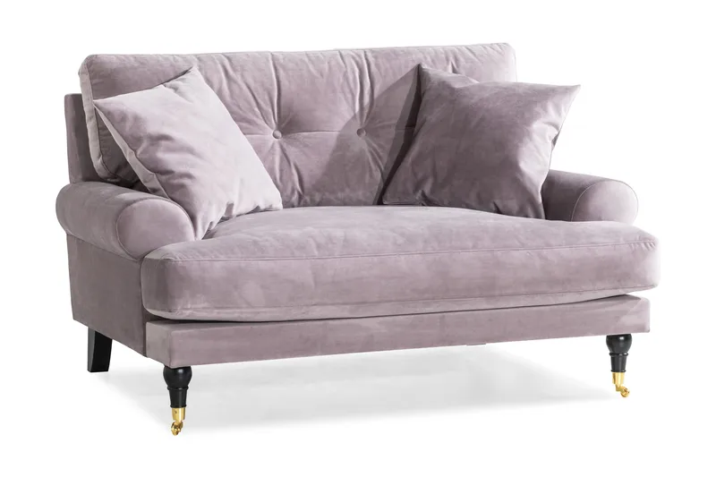 Loveseat Webber Sametti, Liila Messinki