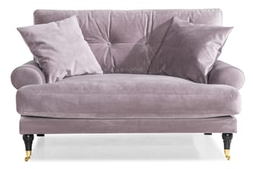 Loveseat Webber Sametti - Liila Messinki - Huonekalut - Tuoli & nojatuoli - Nojatuoli & lepotuoli