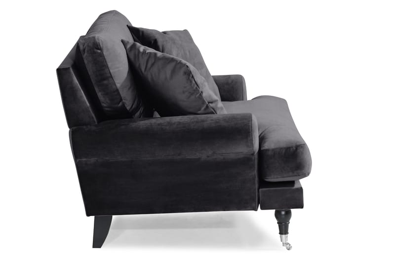 Loveseat Webber Sametti - Tummanharmaa Kromi - Huonekalut - Tuoli & nojatuoli - Nojatuoli & lepotuoli