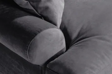 Loveseat Webber Sametti - Tummanharmaa Kromi - Huonekalut - Tuoli & nojatuoli - Nojatuoli & lepotuoli