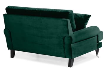 Loveseat Webber Sametti - Tummanvihreä Kromi - Huonekalut - Tuoli & nojatuoli - Nojatuoli & lepotuoli - Samettinojatuoli