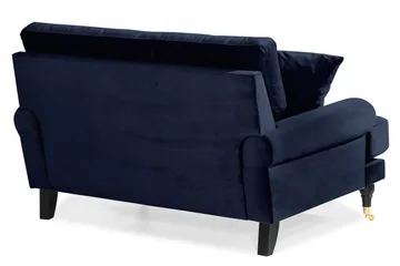 Loveseat Webber Sametti - Yönsininen Messinki - Huonekalut - Tuoli & nojatuoli - Nojatuoli & lepotuoli