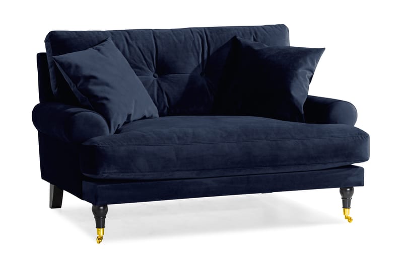 Loveseat Webber Sametti, Yönsininen Messinki