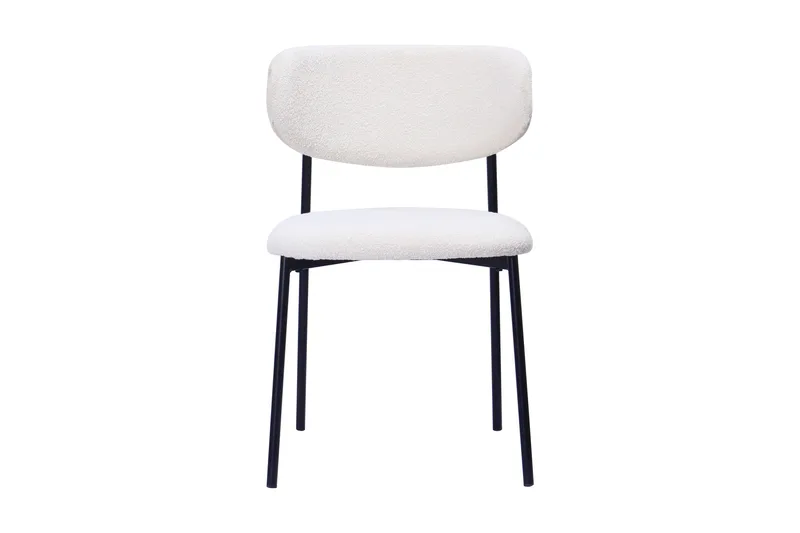 Lucy Ruokatuoli, Valkoinen buklee / Metallijalat musta