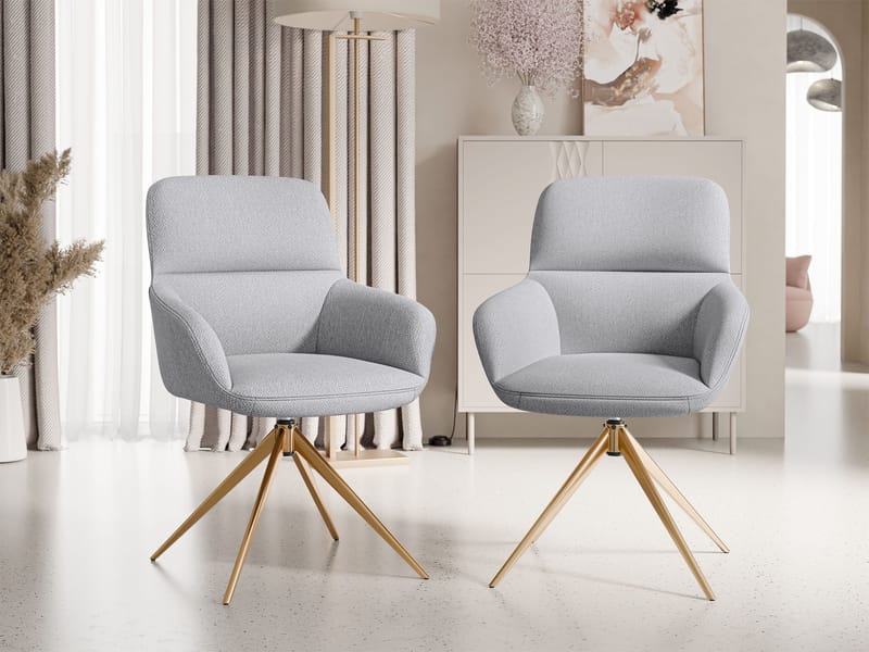 Lyrin Työtuoli 2-pakkaus - Harmaa - Huonekalut - Tuoli & nojatuoli - Työtuolit